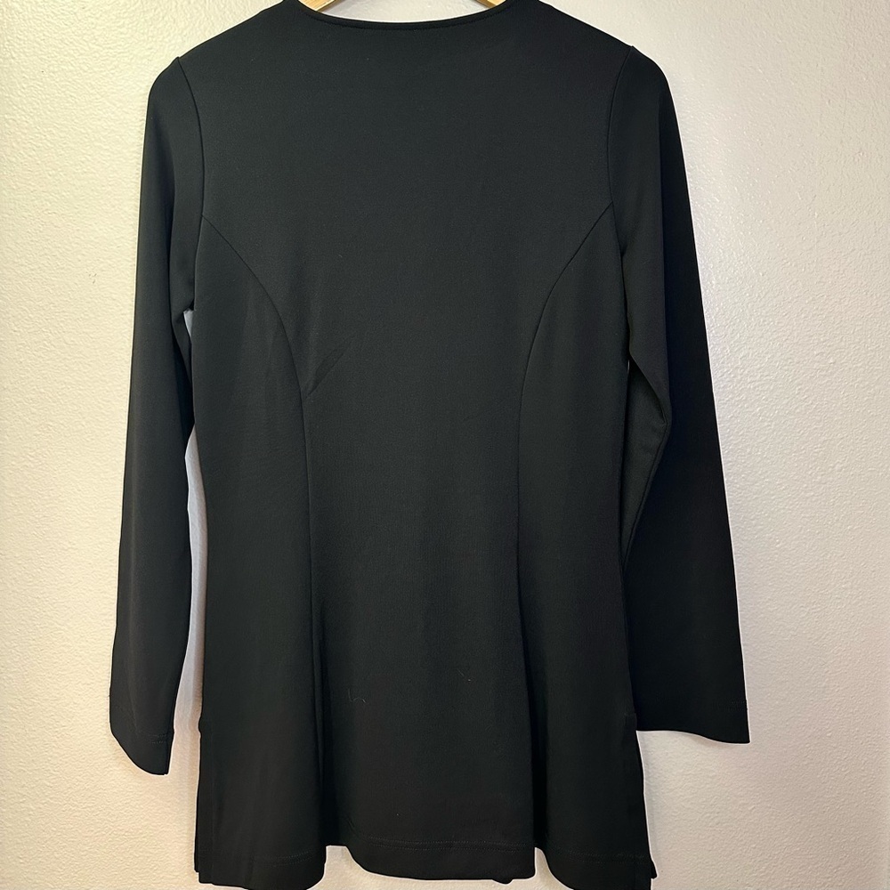 NWT Boston Proper Black V Neck Button-Up Cardigan Jacket - Picture 6 of 7
